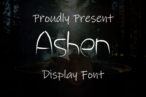 Ashen: A Cool Display Font for Distinctive Branding