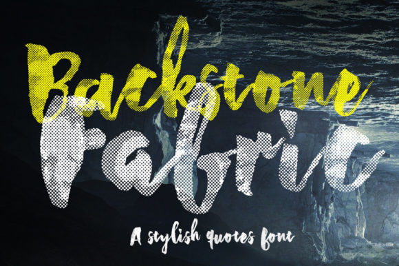 Backstone Fabric: A Bold Display Font for Digital Branding