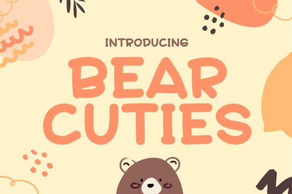Bear Cuties: A Unique Display Font for Creative Projects
