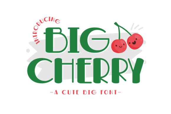 Big Cherry: A Playful Font for Handmade Creations