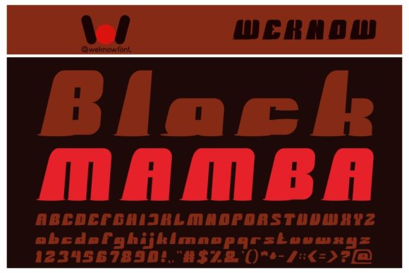 Black Mamba: A Bold Display Font for Web Design