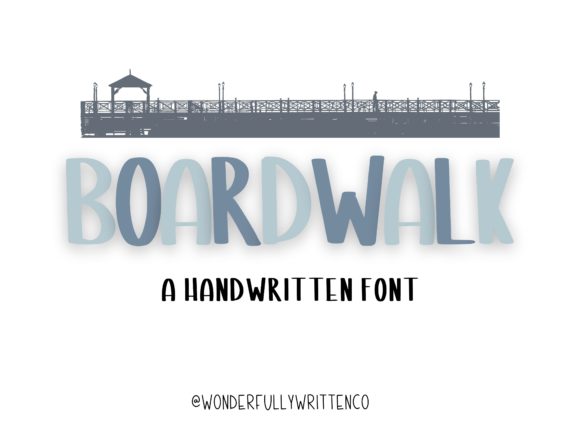 Boardwalk Font for Branding Projects