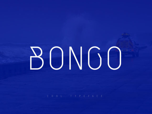 Bongo Font for a Futuristic Web Design