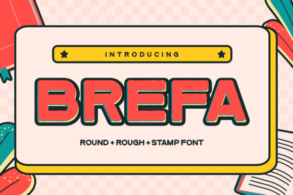 Brefa: A Bold Display Font for Handmade Creations