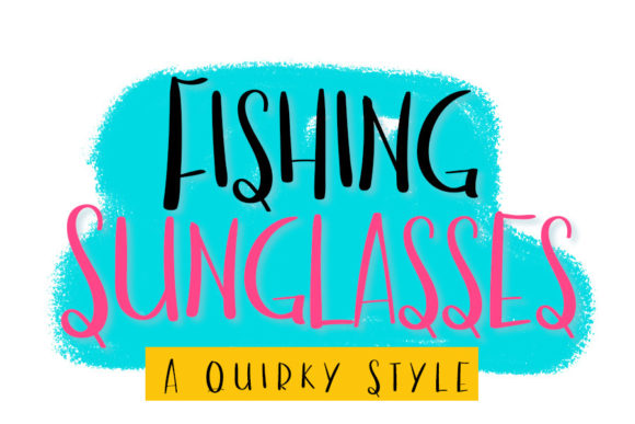 Fishing Sunglasses Font for Branding