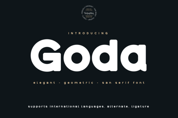 Goda: A Bold Display Font for Creative Branding