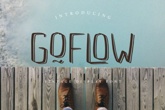 Goflow: A Cool and Thin Display Font for Modern Branding