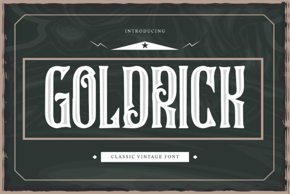 Goldrick: A Timeless Display Font for Editorial Design
