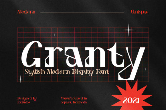 Granty: A Bold Display Font for Impactful Campaigns