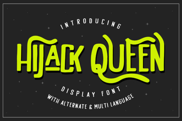 Hijack Queen Font Review for Bold Brand Campaigns