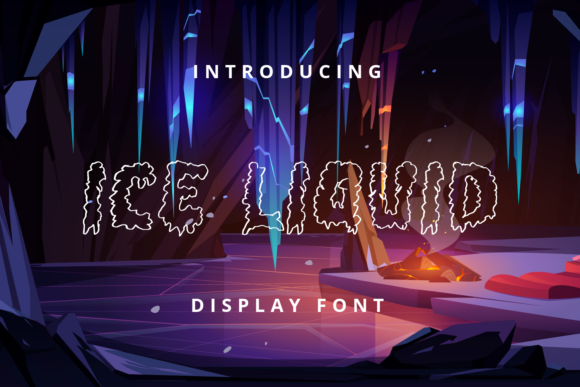Ice Liquid Font for Business Branding