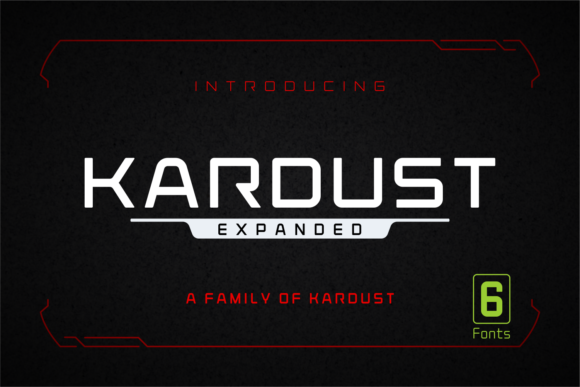 Kardust: A Modern Display Font for Editorial Design