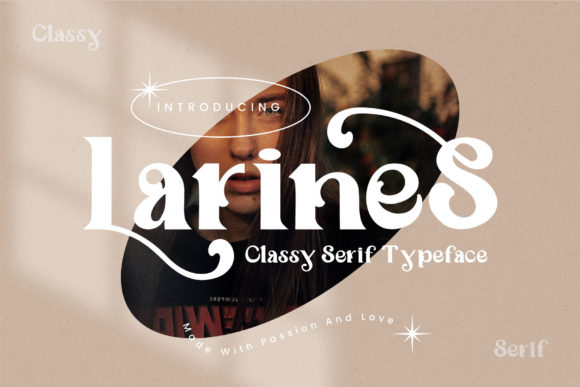 Larines Display Font for Bold Web Design