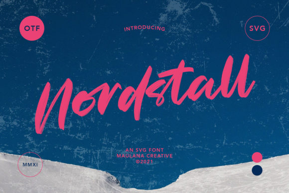 Nordstall: A Handwritten Display Font for Creative Web Projects