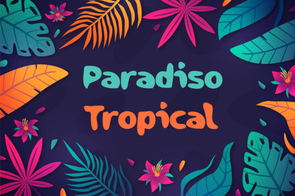 Paradiso Tropical: A Designer's Take on a Vibrant Display Font