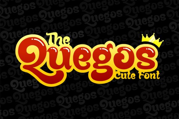 Quegos: A Display Font for Bold Visual Statements