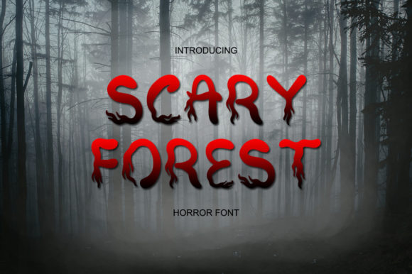 Scary Forest: A Display Font for Bold Visual Statements