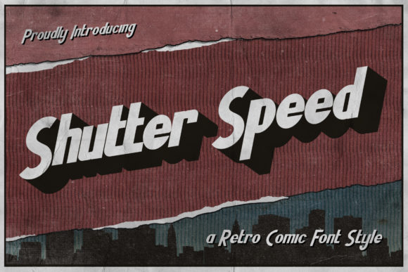 Shutter Speed Display Font Review