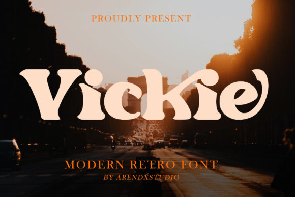 Vickie: A Bold Display Font for Handmade Creations