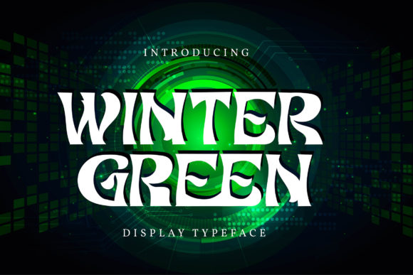 Winter Green Font Review for Design Projects